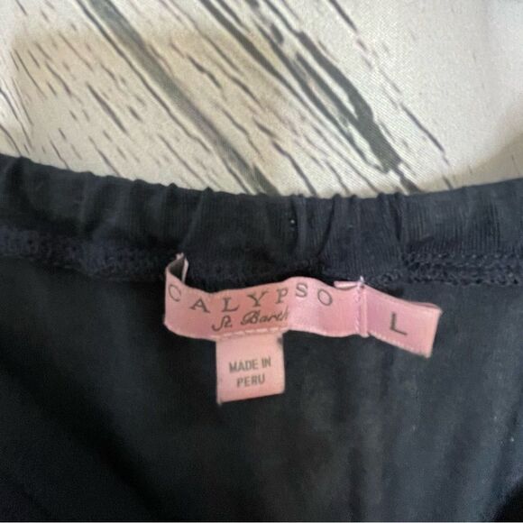 Calyso St. Barth Maxi Skirt Navy L - Picture 3 of 5